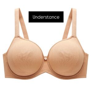 FlexWire Molded Unpadded Demi Bra - Cashew